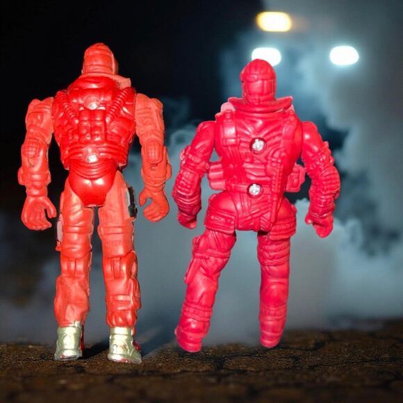 Chap Mei FIRE RESCUE SQUAD Firemen Firefighter Red Figure - Picture 3 of 4